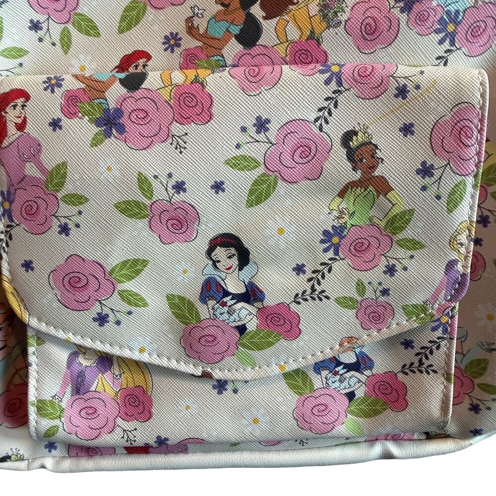 Biworld Disney Princess Miniature Backpack Snow White Floral Toddler Little Girl - Picture 6 of 9